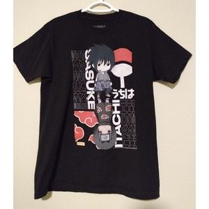 Good Smile Company Shippuden Naruto Sasuke Itachi Black T Shirt L